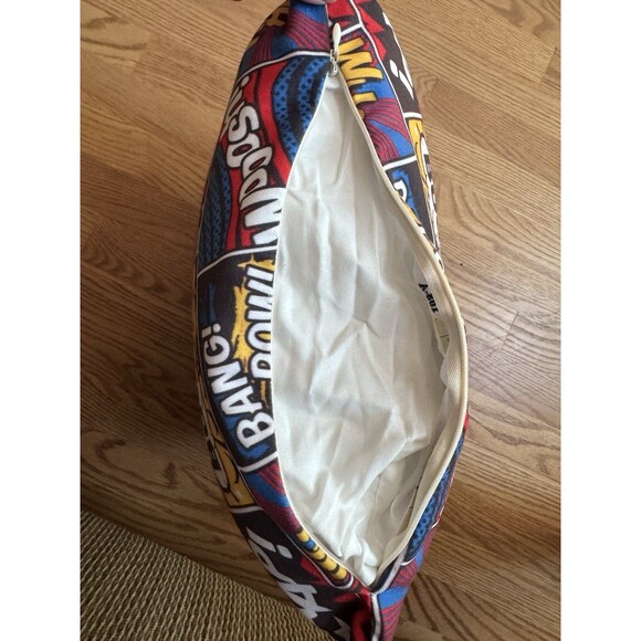 Society6 Batman Pillow 16 Inches Square‎ with Insert, Washable Superhero Decor - Picture 4 of 4